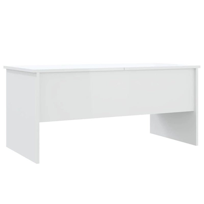 Table basse relevable, table d'appoint, table de canapé d'appoint en bois d'ingénierie - 40,2 x 19,9 x 18,3