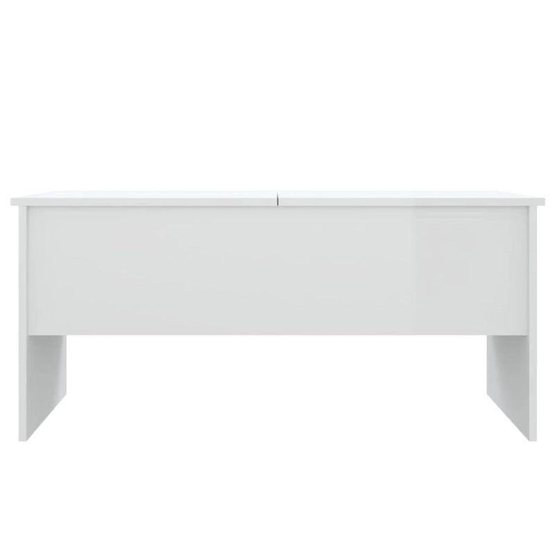 Table basse relevable, table d'appoint, table de canapé d'appoint en bois d'ingénierie - 40,2 x 19,9 x 18,3