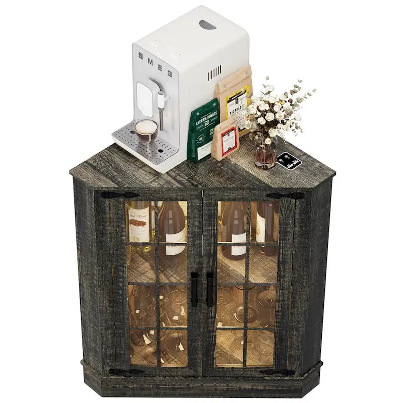 Meuble d'angle de rangement large de 20 pouces