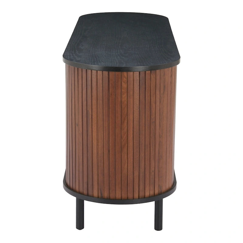 Buffet noir et noyer