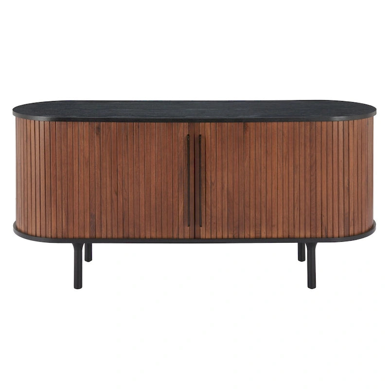 Buffet noir et noyer