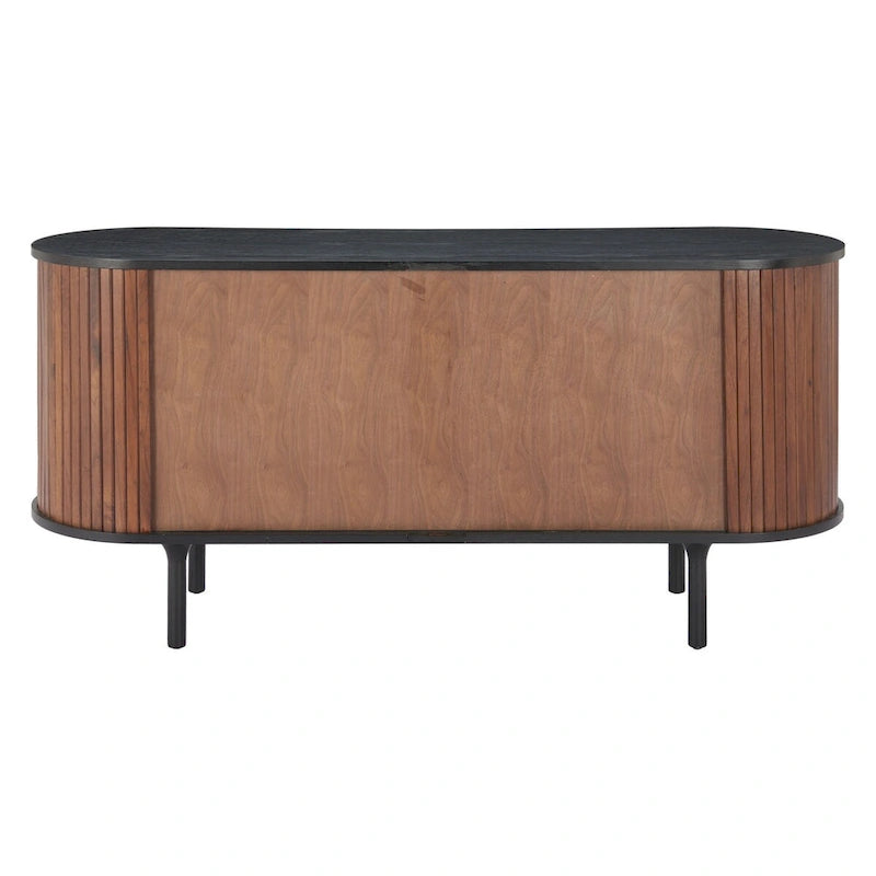 Buffet noir et noyer