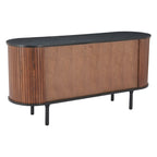 Buffet noir et noyer
