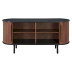 Buffet noir et noyer