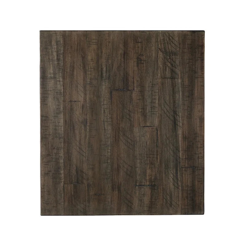 Table basse relevable rectangulaire décontractée marron grisâtre
