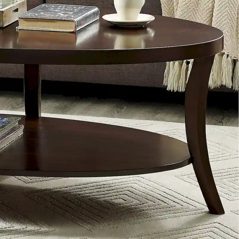 Ensemble table basse avec étagère