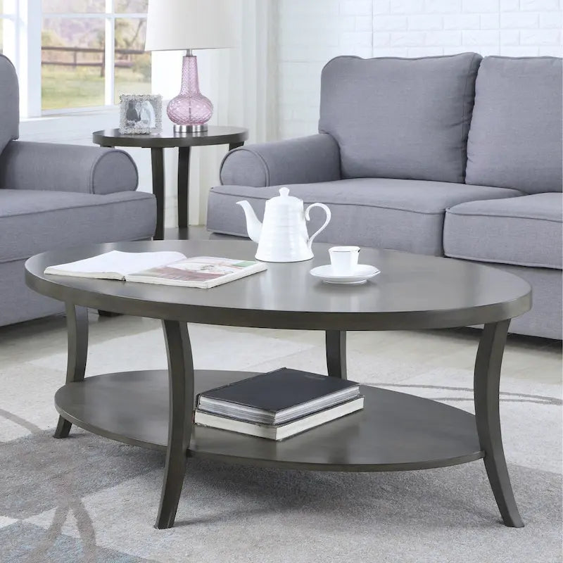 Ensemble table basse avec étagère