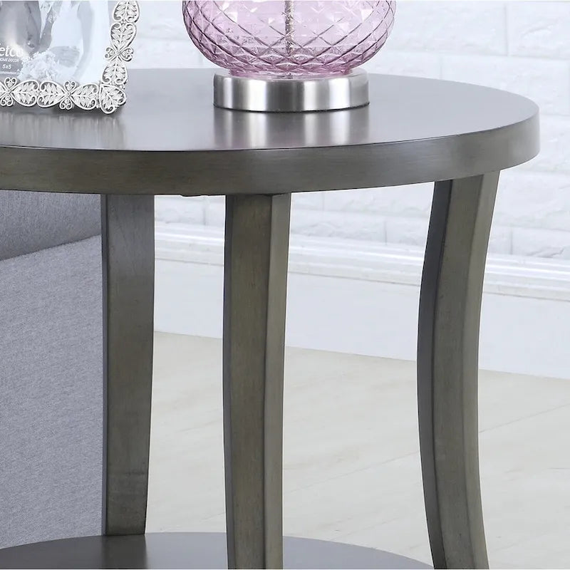 Ensemble table basse avec étagère