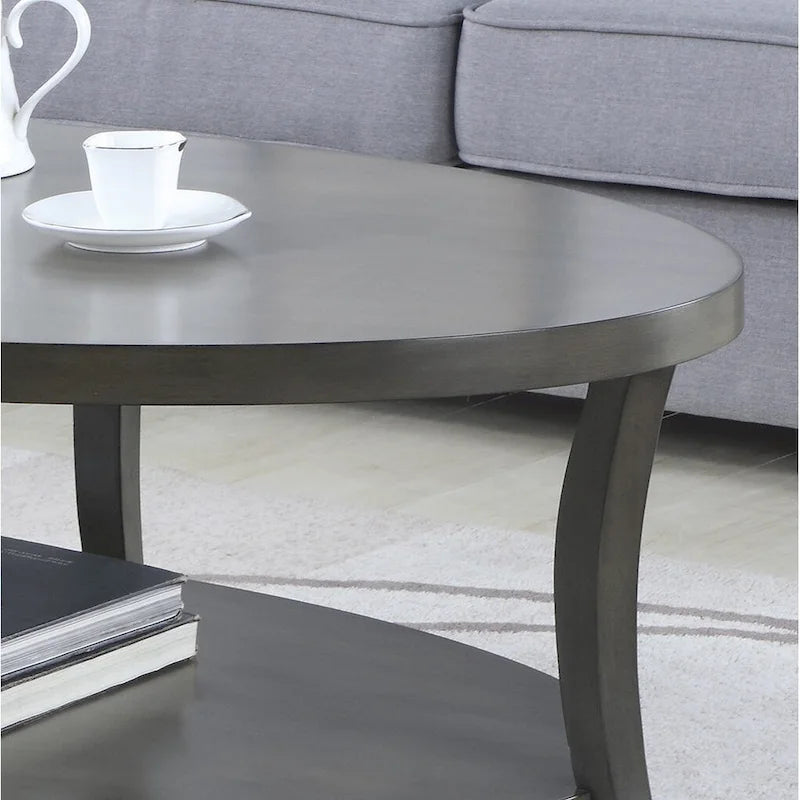 Ensemble table basse avec étagère