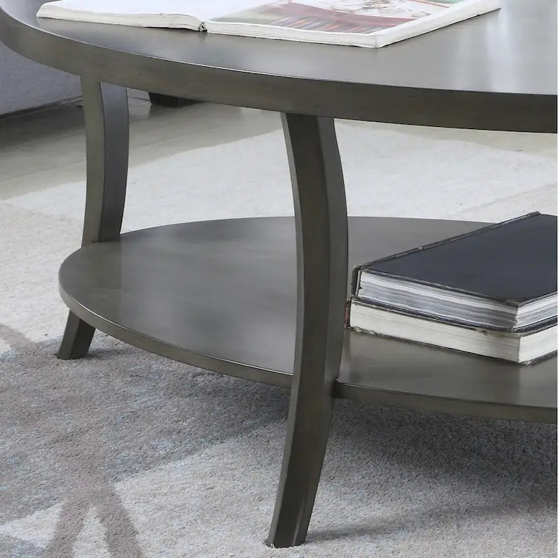 Ensemble table basse avec étagère