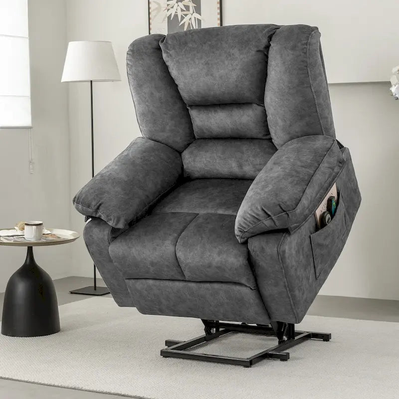 Fauteuil inclinable releveur avec massage pour personnes âgées