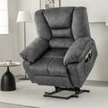 Fauteuil inclinable releveur avec massage pour personnes âgées