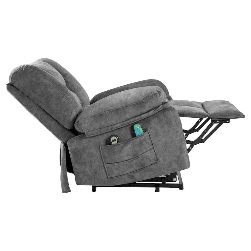 Fauteuil inclinable releveur avec massage pour personnes âgées