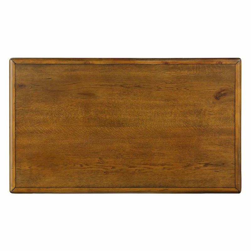 Table basse rectangulaire en bois massif de 40 po avec 4 tiroirs
