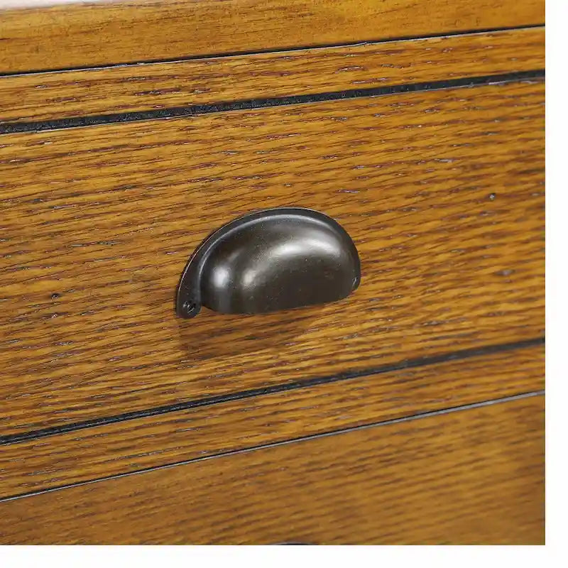 Table basse rectangulaire en bois massif de 40 po avec 4 tiroirs