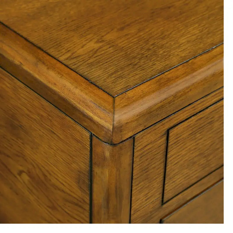 Table basse rectangulaire en bois massif de 40 po avec 4 tiroirs