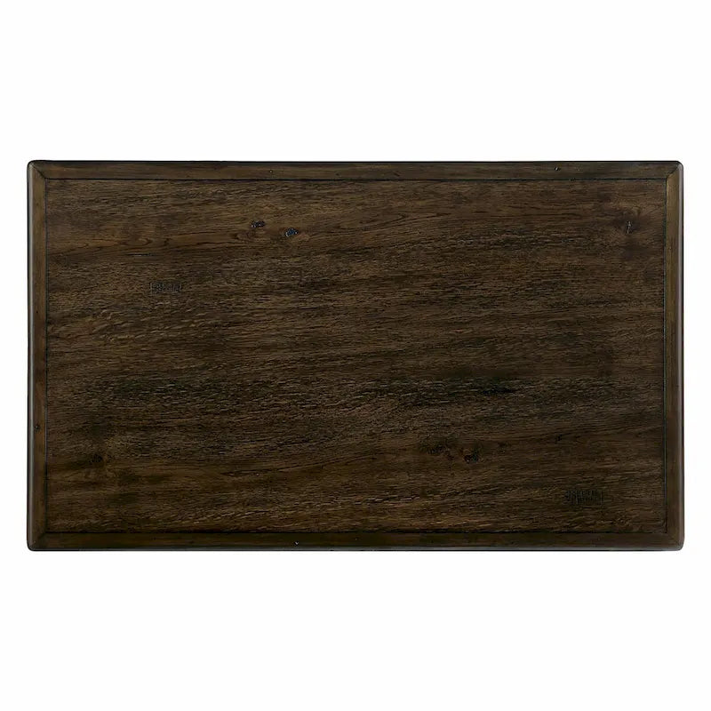 Table basse rectangulaire en bois massif de 40 po avec 4 tiroirs