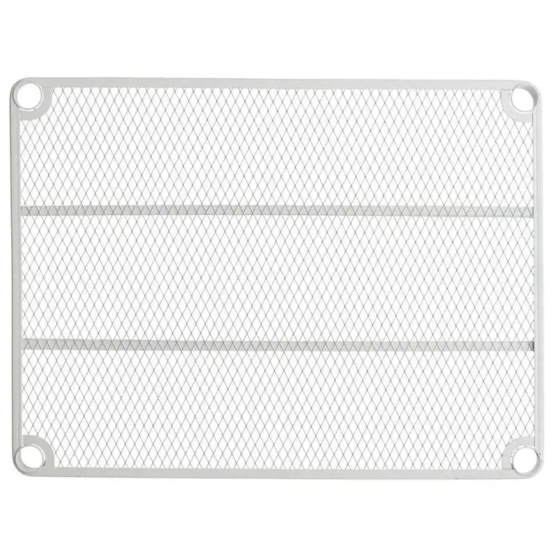 3 Tier Full-Size Metal Storage Shelving Unit Rack, White - 12