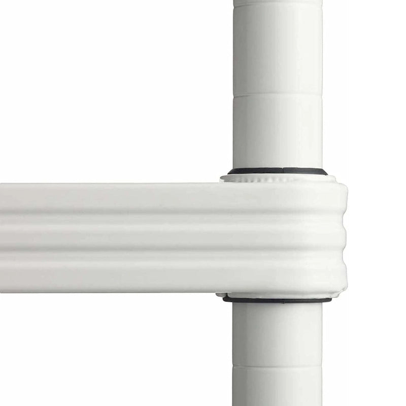 3 Tier Full-Size Metal Storage Shelving Unit Rack, White - 12
