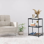 3 Tier Full-Size Metal Storage Shelving Unit Rack, White - 12