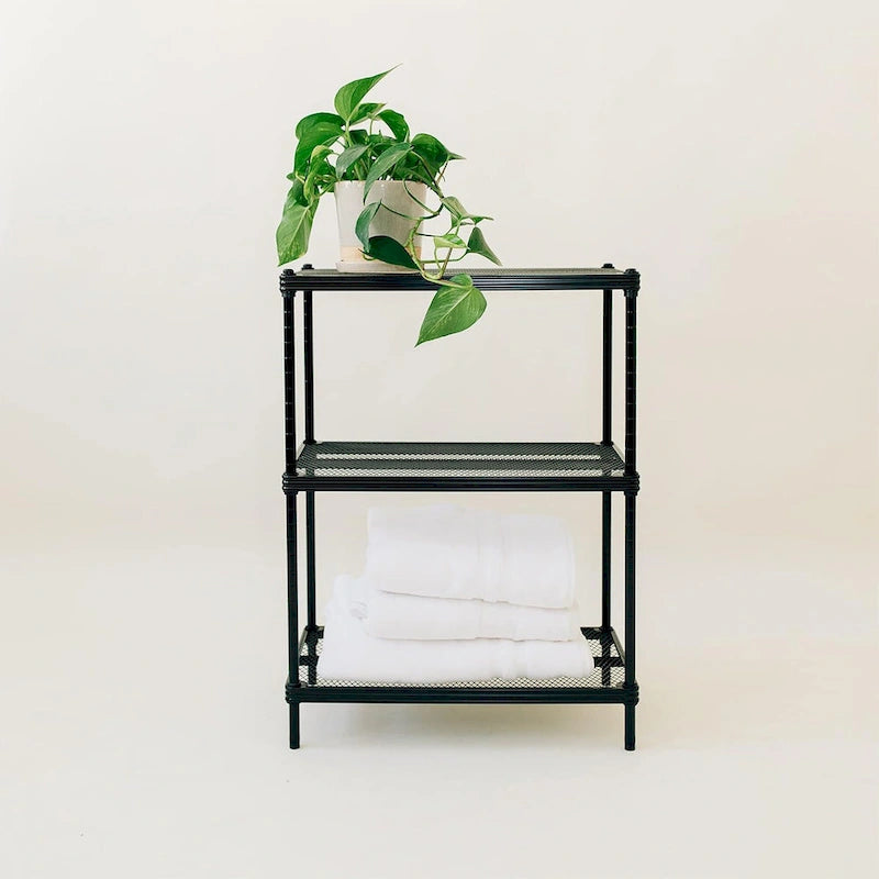 3 Tier Full-Size Metal Storage Shelving Unit Rack, White - 12