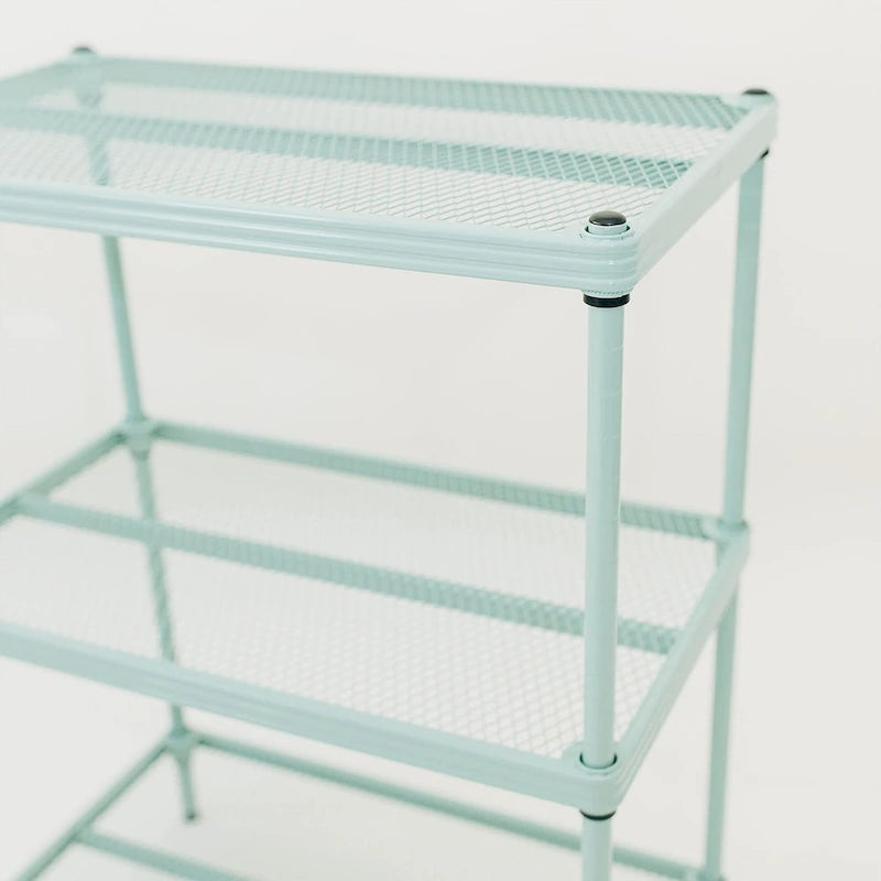 3 Tier Full-Size Metal Storage Shelving Unit Rack, White - 12