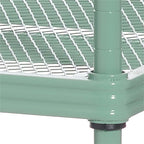3 Tier Full-Size Metal Storage Shelving Unit Rack, White - 12
